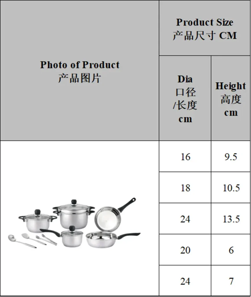 XRX-SS12PS Series parameter